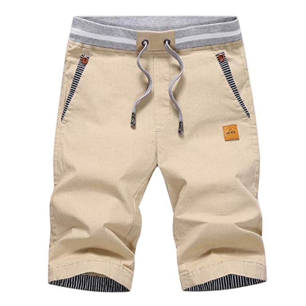 Men's Casual Classic Fit Drawstring Shorts